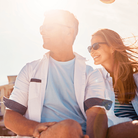 Couple on Sunset Cruise